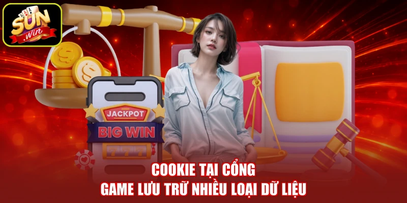Cookie tại cổng game lưu trữ nhiều loại dữ liệu